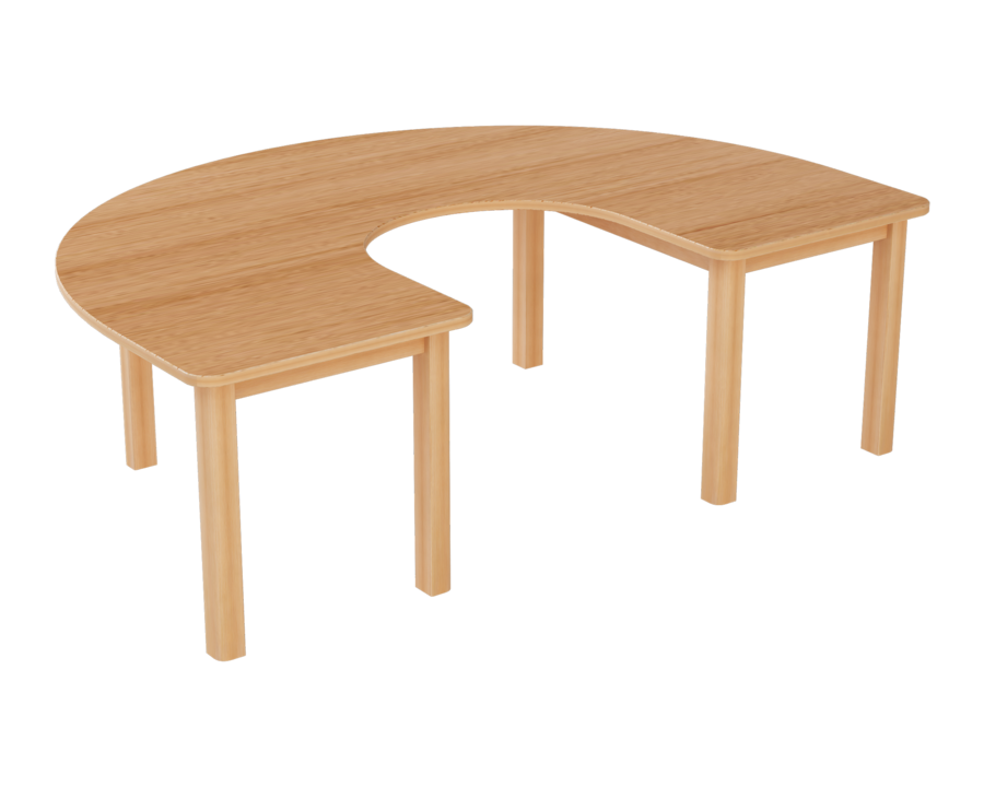 Elegance UShape Table C2 180x120 cm 446721101 Montessori