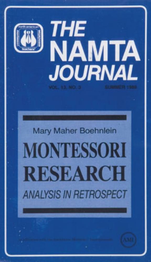 research paper on montessori method