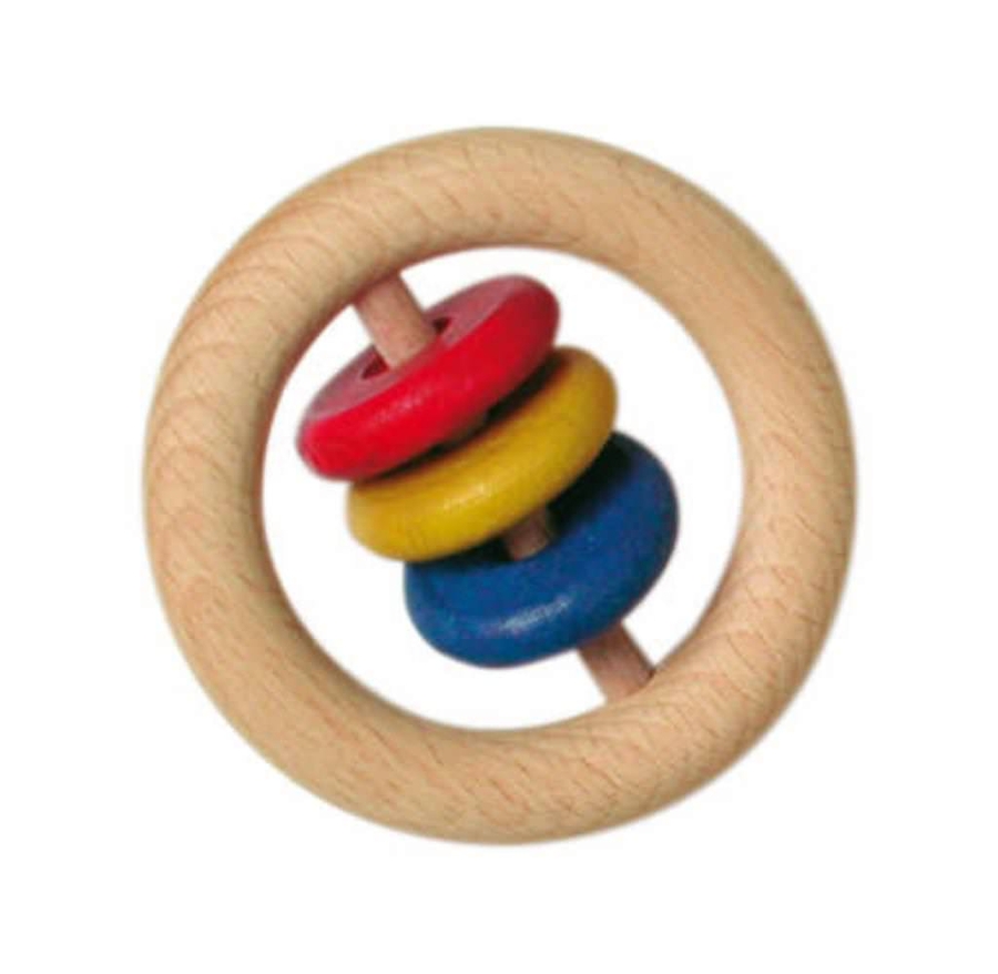 Wooden Rattle (Small) | Montessori Australia