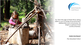Child outdoors making structure with sticks